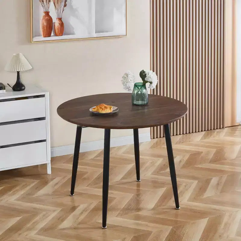 Tavolo da pranzo ovale allungabile nero con gambe in metallo, 6 posti a sedere