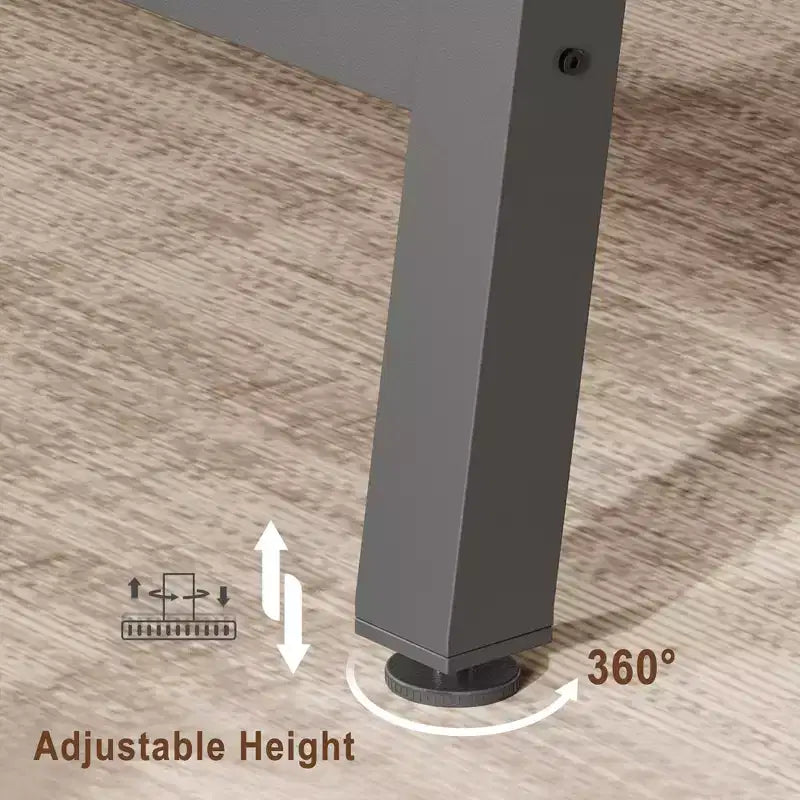 Tavolo da pranzo rettangolare da 160 cm per 6 persone – Gambe in metallo, stile industriale