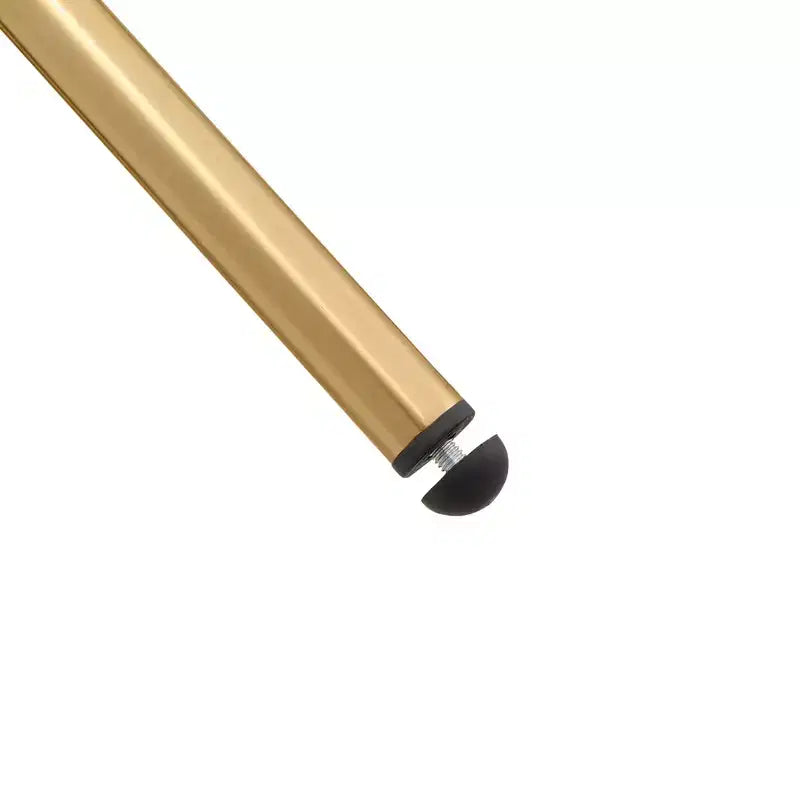 Sgabello da bancone con schienale ad arco e gambe in metallo, imbottito, 1 posto – Nero/Marrone/Crema/Verde