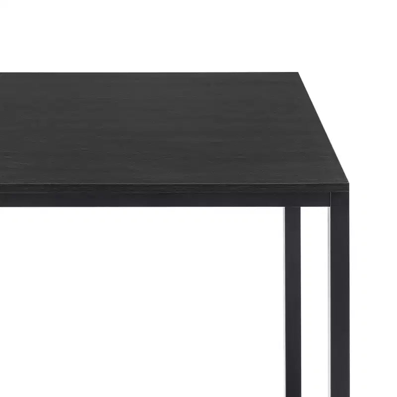 Scrivania con struttura in metallo Marrone / Bianca, 140 cm, 1 persona
